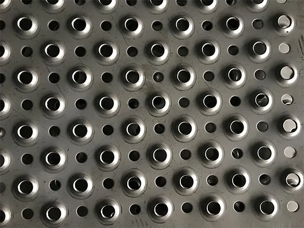 What are perforated metal sheets used for?